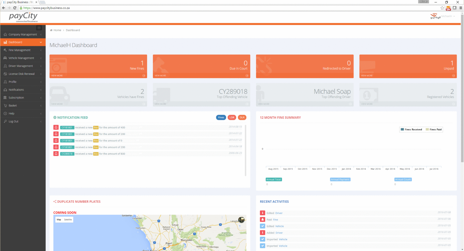 payCity Business Demo